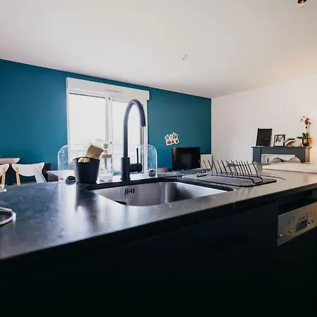Apartmán Cosy Avec Wifi A 15 Min De Rennes *